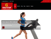 Tablet Screenshot of goldstarfitness.net